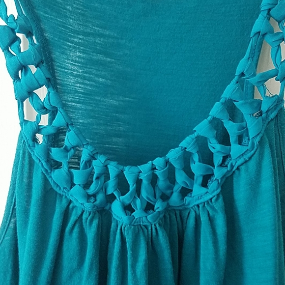 Teal Razorback Tank - Picture 2 of 9